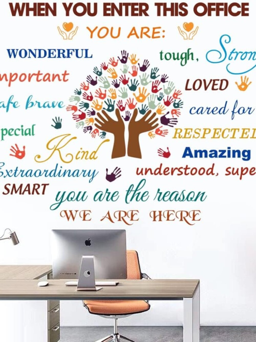 Inspirational Quotes Decals Peel and Stick Motivational Wall Decals Colorful Mot